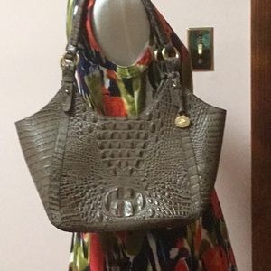 Brahmin Marianna Dark Gray Melbourne Handbag
